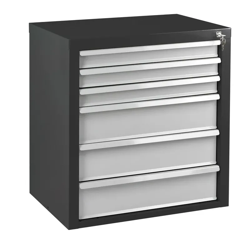 Schubladenschrank / Werkzeugschrank mammut, 6 Schubladen, RAL7016 / 7035 Schnäppchen